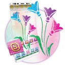 Glitter Flower Theme Launcher Icon