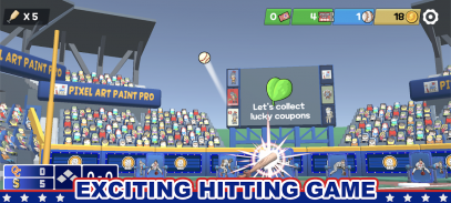 Pin baseball games - slugger screenshot 0