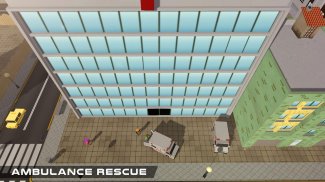 Blocky Army Ambulance Rescue screenshot 10