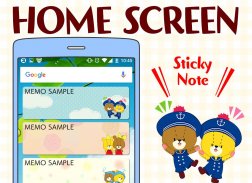 Memo pad TINY TWIN BEARS notes screenshot 0