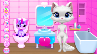 Kitty Kate & Unicorn: Pet Care screenshot 5