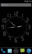Shiny Clock Live Wallpaper screenshot 0