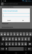 Missed Call Email Alert screenshot 2