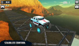 3D Impossible Monster Truck Survivor - 2018 screenshot 1