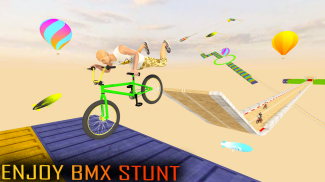 BMX Cycle Stunts - New Bicycle Racing screenshot 2