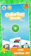 Cars Colouring Book for kids screenshot 4