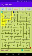 AI Search in Maze Game--BFS/DFS/GreedyBestFirst/A* screenshot 6