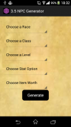 DnD 3.5 NPC Generator screenshot 5