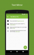 Text Mirror - Share text - Wifi text transfer screenshot 1