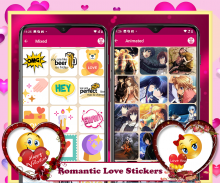 Romantic Love Stickers screenshot 6