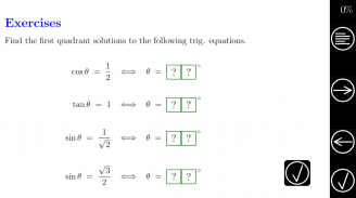 Trig Tutorial 2: Solving Eqns screenshot 2