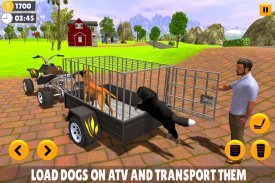 Pet Dog ATV Cargo Transport 3D screenshot 2