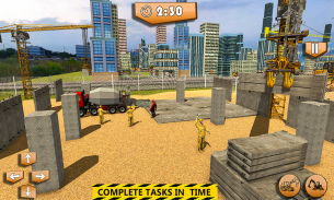 Heavy Construction Building: Truck Excavator Games screenshot 14