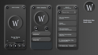 Waverix - Neumorphistic Music Player screenshot 1