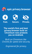 Epic Privacy Browser -AdBlock/Vault/RPV/VPN grátis screenshot 3