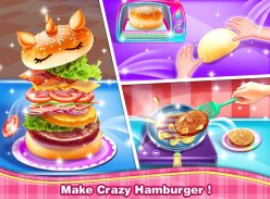 Kids Food Party - Burger Maker Food Games screenshot 1