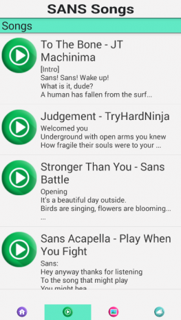 Sans Songs Undertale 10 Download Apk For Android Aptoide - full judgment undertale song roblox id