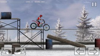 Bike Trial Snow Ride screenshot 0