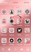 RoseGold Apple GOLauncherTheme screenshot 2