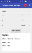 Temperature And Density Calculator screenshot 0