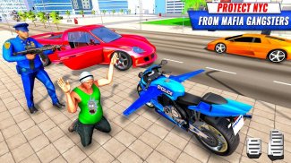 Police Motor Bike 3D Game 2023 screenshot 0