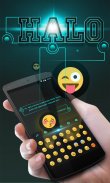 Halo GO Keyboard Theme & Emoji screenshot 1