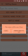 Raffle: Names and Numbers screenshot 3