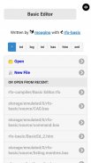 Basic Editor (no-ad, open source) screenshot 4