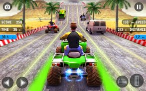 Quad: Bike Games Traffic Racer screenshot 5