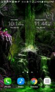 Fantasy Green Waterfall LWP screenshot 2