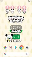 Horloge Mochi Panda Digital screenshot 3