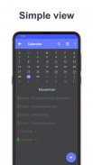 A Calendar screenshot 1