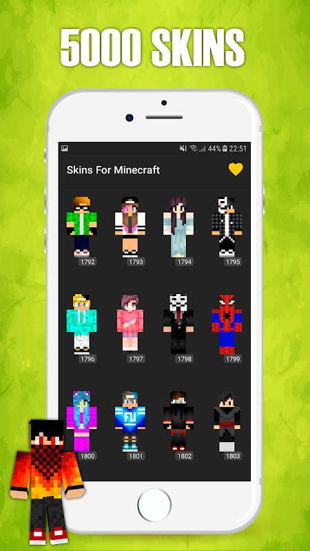 Latest Minecraft skins Page - 1799