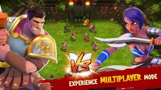 Gladiator Heroes Clash - Jogo de Luta e Estratégia screenshot 8