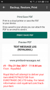 Print Text Messages (Backup, Restore & Print) screenshot 3