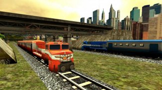 ट्रेन रेसिंग खेलों 3 डी 2 प्लेयर screenshot 7