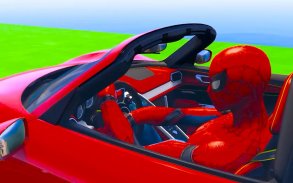 Superhero Car Racing Stunts Limits screenshot 1