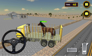 مزرعة الحيوانات الناقل شاحنة screenshot 7