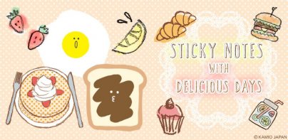 Sticky Note Delicious Days