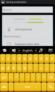 Yellow Keyboard screenshot 3