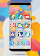 Apolo Splash - Theme Icon pack Wallpaper screenshot 1