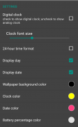 Digital Clock Live Wallpaper screenshot 9