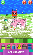 Kawaii Coloring Game Glitter screenshot 2