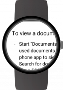 Documents for Android Wear screenshot 3