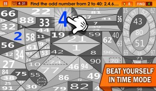 Find The Number 1 to 100 - Number Puzzle Game screenshot 5