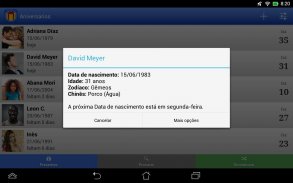Aniversários (Birthdays) screenshot 7