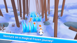 Snowman Rush: Frozen run screenshot 3