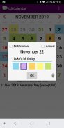 2020 US Calendar with Holidays and Observances screenshot 4