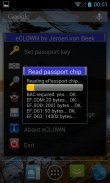 eCL0WN: an NFC passport tool screenshot 2