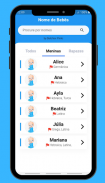 Nomes de bebês - primeiros nomes de bebês 2021 screenshot 3